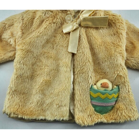 Gund Baby Quakzie Duck Costume Yellow Sherpa Plush With Rattle 3-12 Months - Picture 5 of 11